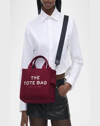 Marc Jacobs Small Tote Bag The Canvas In Burgundy