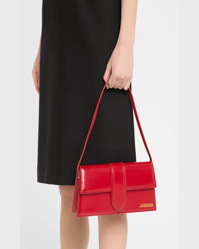 Jacquemus La Petite Pochette Rond C Shoulder Bag In Red
