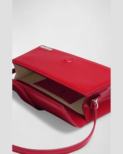 Jacquemus La Petite Pochette Rond C Shoulder Bag In Red