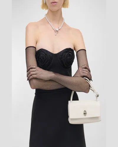 Marc Jacobs The Mini Dual Bag In Cloud White