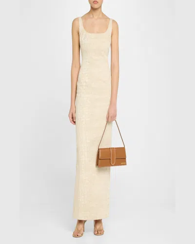 Jacquemus Brown Leather Handbag In Light Brown