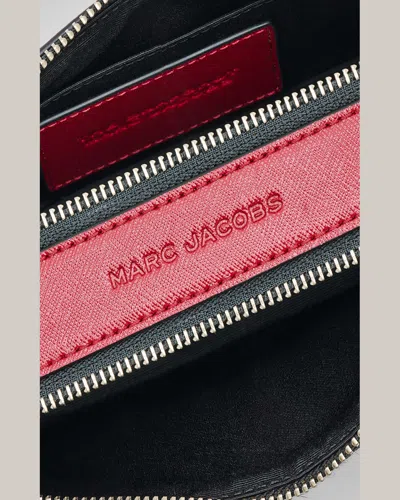 Marc Jacobs Snapshot Pony-effect Shoulder Bag In Blackwhite