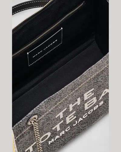 Marc Jacobs The Denim Chain Medium Tote Shoulder Bags Gray