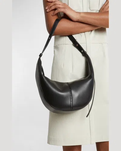 Proenza Schouler Slide Napa Leather Shoulder Bag In Black