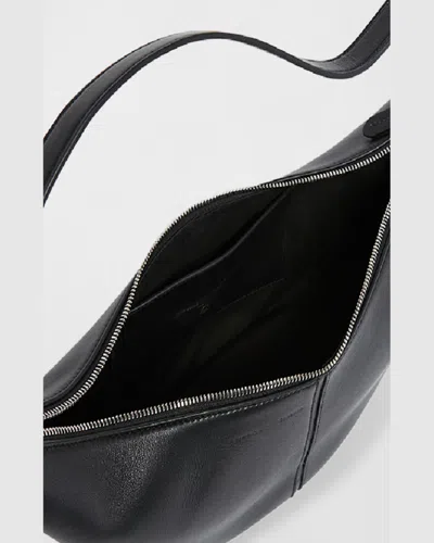 Proenza Schouler Slide Napa Leather Shoulder Bag In Black