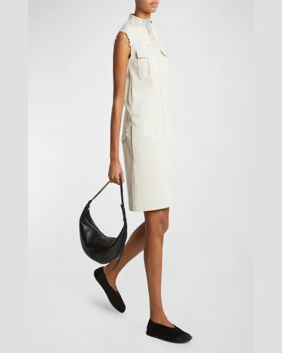 Proenza Schouler Slide Napa Leather Shoulder Bag In Black