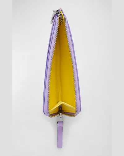 Marc Jacobs The Leather Top Zip Multi Wallet In Rose