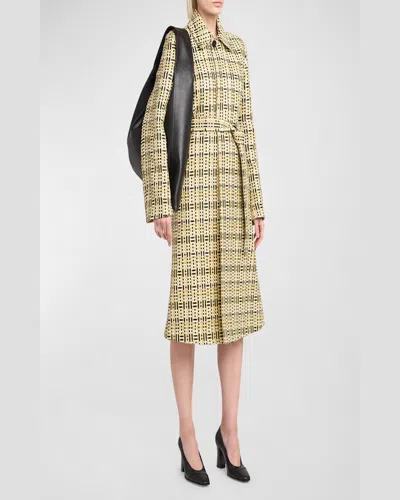 Bottega Veneta Large Leather Hop Shoulder Bag In Black