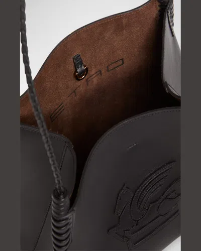 Etro Small Libra Tote Bag In Black