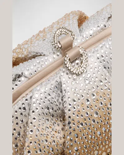 Judith Leiber Gemma Crystal Top-handle Bag In Ebonized Platinum