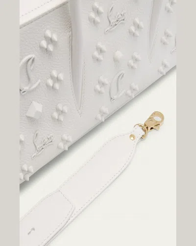 Christian Louboutin Paloma Baguette In Leather With Loubinthesky Spikes In Vintage Rose