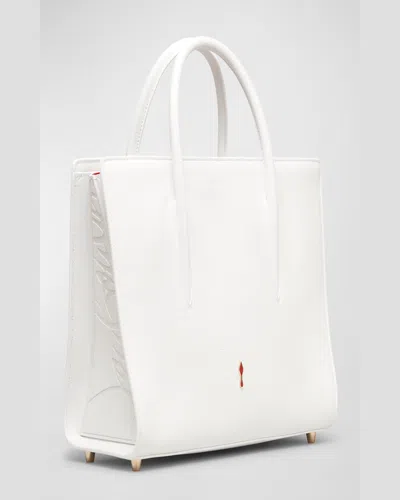 Christian Louboutin Paloma Medium Top Handle In Loubinthesky Leather In Vintage Rose