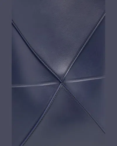 Loewe Puzzle Fold Mini Tote Bag In Shiny Leather In Eucalyptus Green