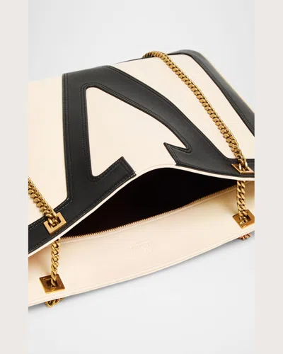 Valentino Medium Viva Superstar Leather Tote Bag In White