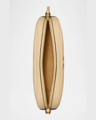 Tory Burch Kira Diamond-quilted Leather Crossbody Bag In Vanilla Soft Serve