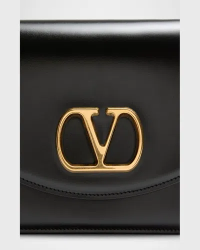 Valentino Vain Leather Shoulder Bag In Nero