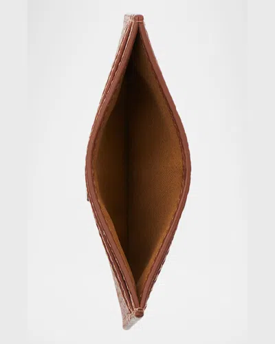 Marc Jacobs The Leather Card Case In Camel