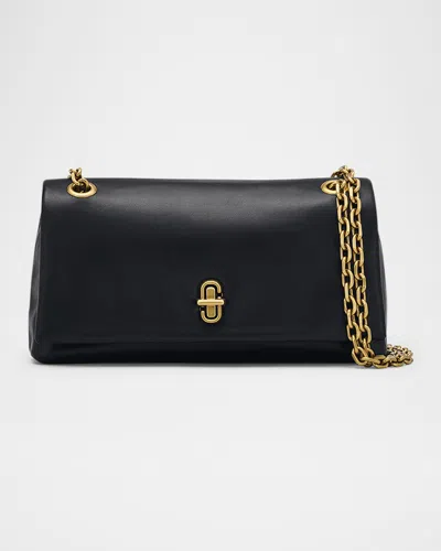 Marc Jacobs The Dual Chain Wallet Shoulder Bag In Black