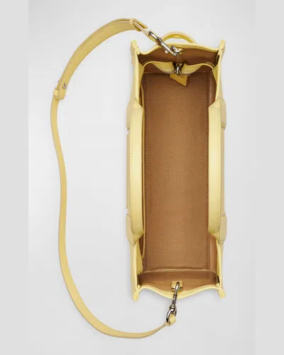 Marc Jacobs The Leather Medium Tote Bag In Ivy