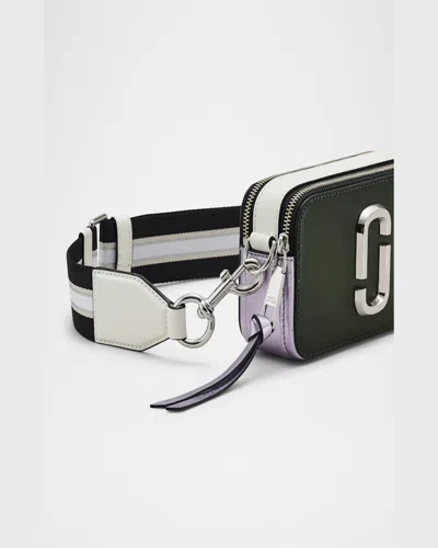 Marc Jacobs Snapshot Saffiano Leather Crossbody Bag In Ivy Multi