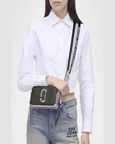 Marc Jacobs Snapshot Saffiano Leather Crossbody Bag In Ivy Multi