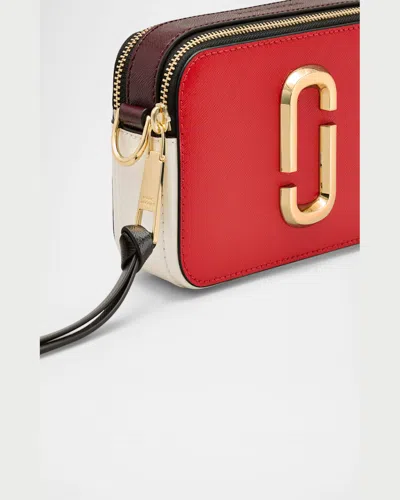 Marc Jacobs Snapshot Saffiano Leather Crossbody Bag In Ivy Multi