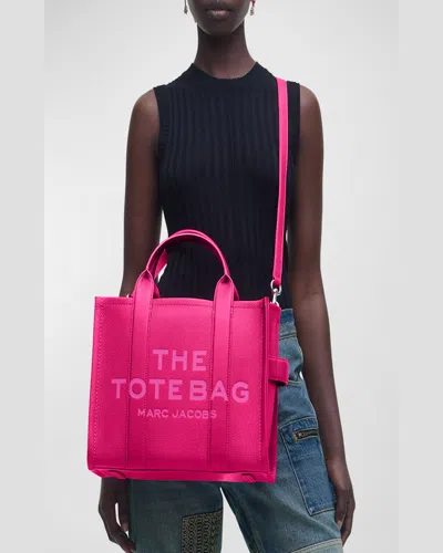 Marc Jacobs The Leather Medium Tote Bag In Lilac