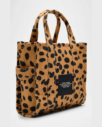 Marc Jacobs The Cheetah Canvas Small Tote Bag In Cheetah