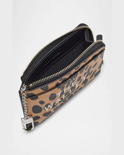 Marc Jacobs The Top Zip Multi Wallet In Black Multi