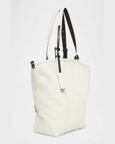 Golden Goose Shopping Bag In Ecru