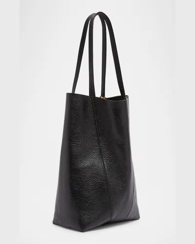 Chloé Chloè Spin Medium Leather Bag In Black