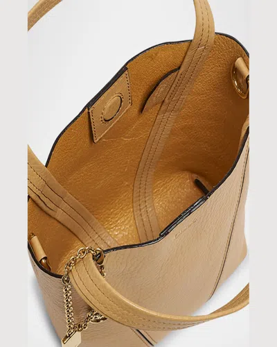 Chloé Chloè Spin Small Leather Tote Bag In Black