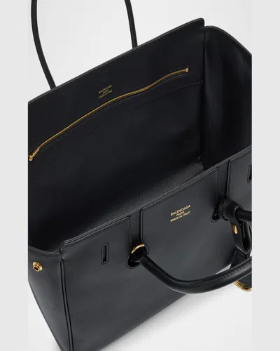 Balenciaga Women's Carry All Hampton Mini Leather Bag In Black