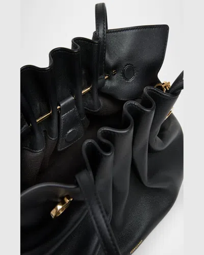 Ferragamo Small Soft Shoulder Bag In Nero