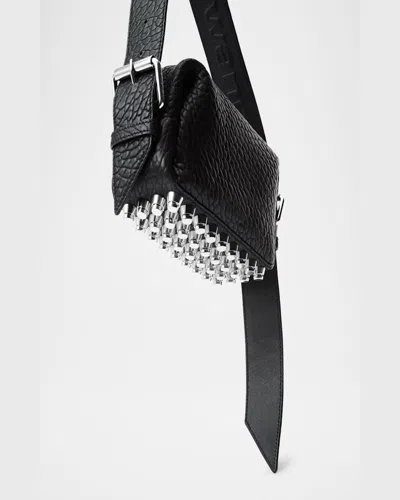 Alexander Wang Black Leather Small Ricco Shoulder Bag