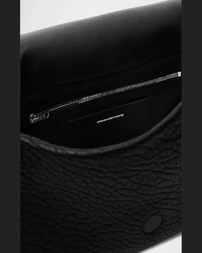 Alexander Wang Ricco Slim Flap Bag In Black