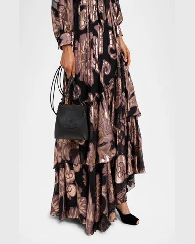 Etro Libra Tote Bag In Black