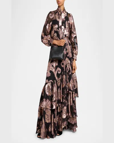 Etro Libra Tote Bag In Black