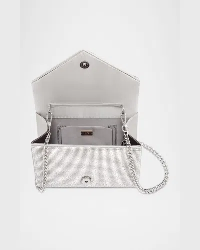 Rafe Candy Embellished Envelope Clutch Bag In Silver