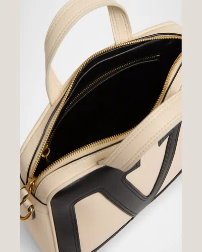 Valentino Small Nappa Leather Top Handle Bag In White