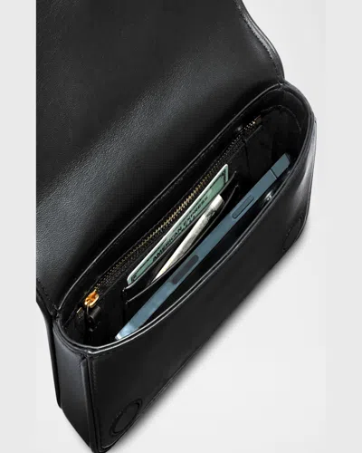 Alexis Bittar Lace-up Leather Wristlet In Black