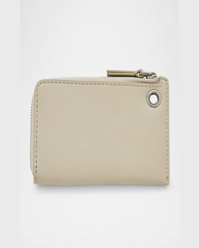 Marc Jacobs Zippered Wallet With Pendant In Neutral