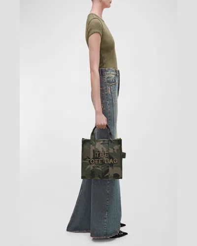 Marc Jacobs The Camo Jacquard Medium Tote Bag In Multi