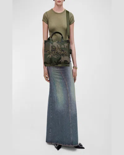 Marc Jacobs The Camo Jacquard Medium Tote Bag In Multi