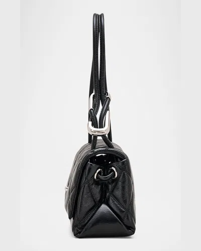 Marc Jacobs The Quilted Mini Dual Shoulder Bag Black In Black