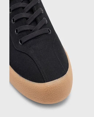 The Row Cotton Canvas Sneakers In Black
