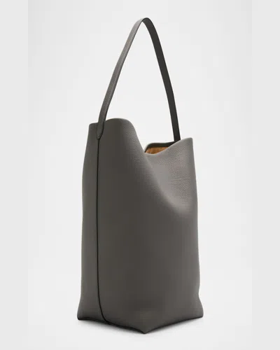 The Row N/s Park Tote Large In Lux Grained Calfksin In Timouse Grey