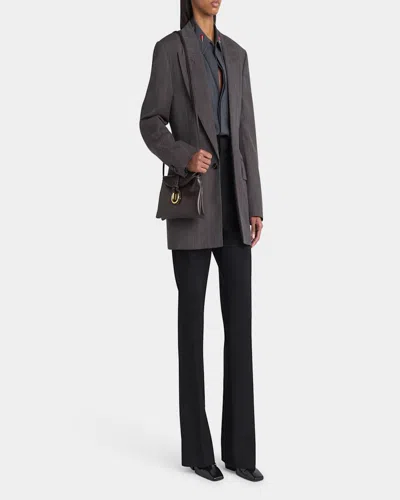 Bottega Veneta Small Liberta Leather Shoulder Bag In 2190 Fondant-m Brass