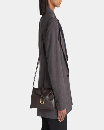 Bottega Veneta Small Liberta Leather Shoulder Bag In 2190 Fondant-m Brass