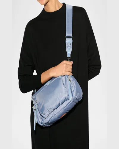 Mz Wallace Chelsea Small Crossbody Bag In Stone Blue